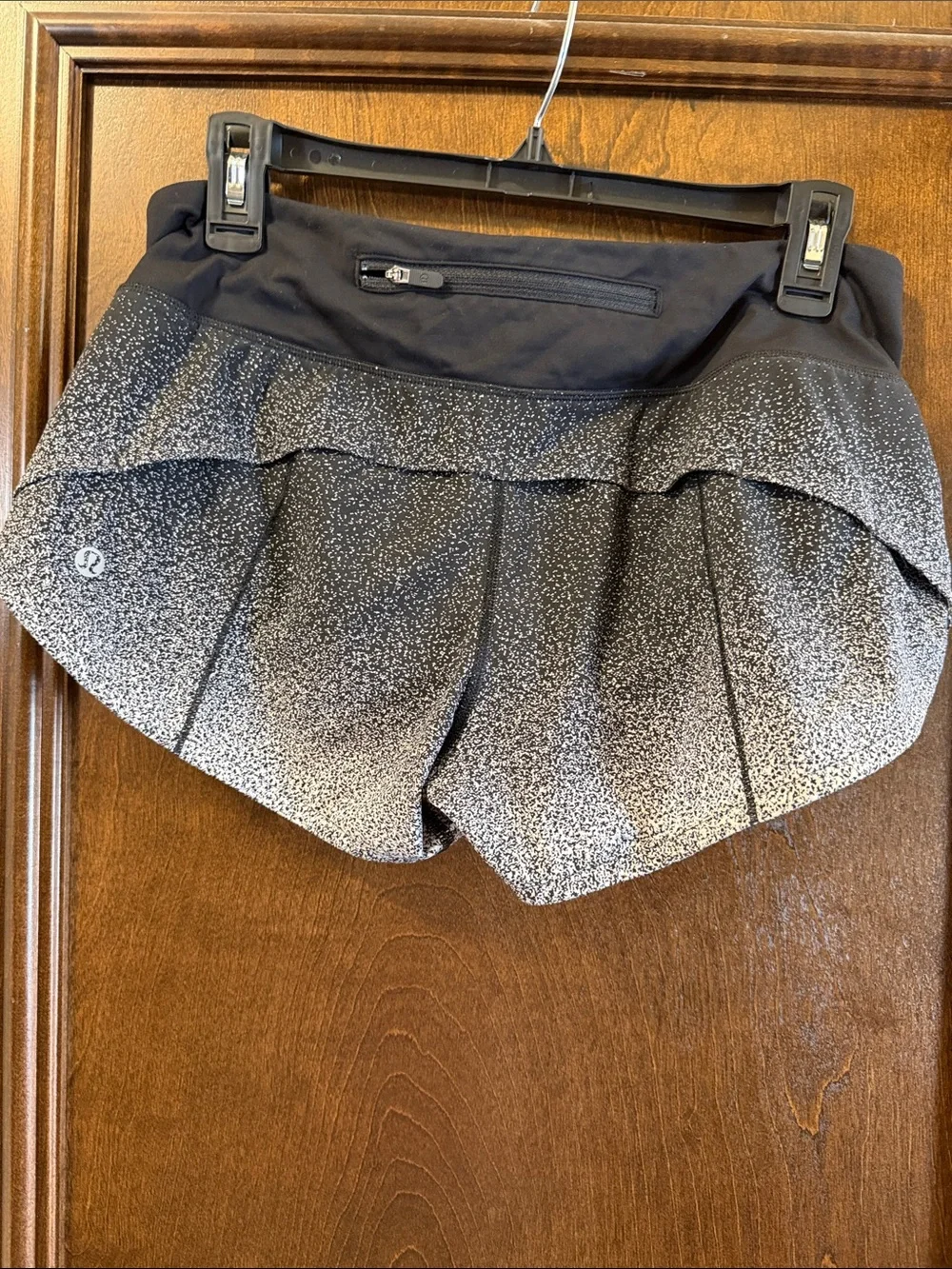 lululemon athletica Black Ombre Speckled Athletic Shorts